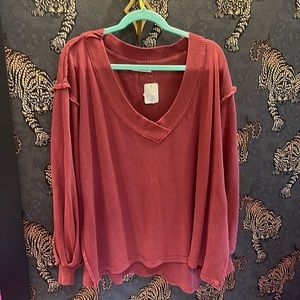 Free people thermal oversized Nordstrom nwt